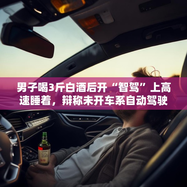 男子喝3斤白酒后开“智驾”上高速睡着，辩称未开车系自动驾驶