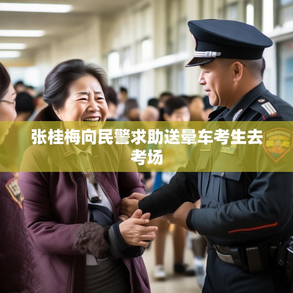 张桂梅向民警求助送晕车考生去考场