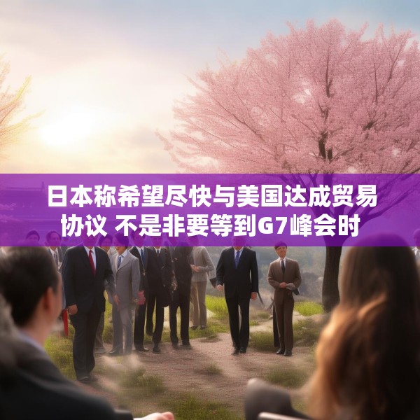 日本称希望尽快与美国达成贸易协议 不是非要等到G7峰会时