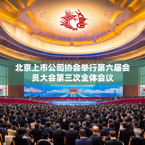 北京上市公司协会举行第六届会员大会第三次全体会议