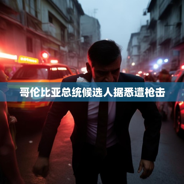 哥伦比亚总统候选人据悉遭枪击