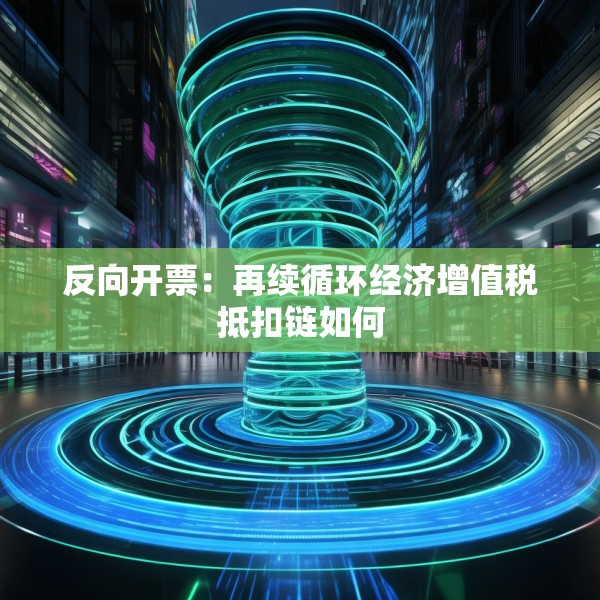 反向开票：再续循环经济增值税抵扣链如何