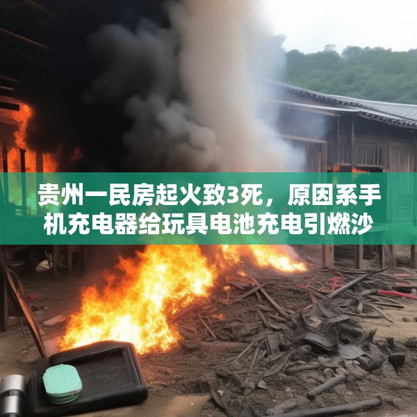 贵州一民房起火致3死，原因系手机充电器给玩具电池充电引燃沙发