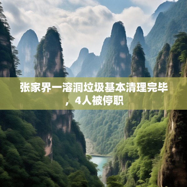 张家界一溶洞垃圾基本清理完毕，4人被停职