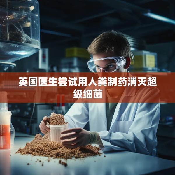 英国医生尝试用人粪制药消灭超级细菌