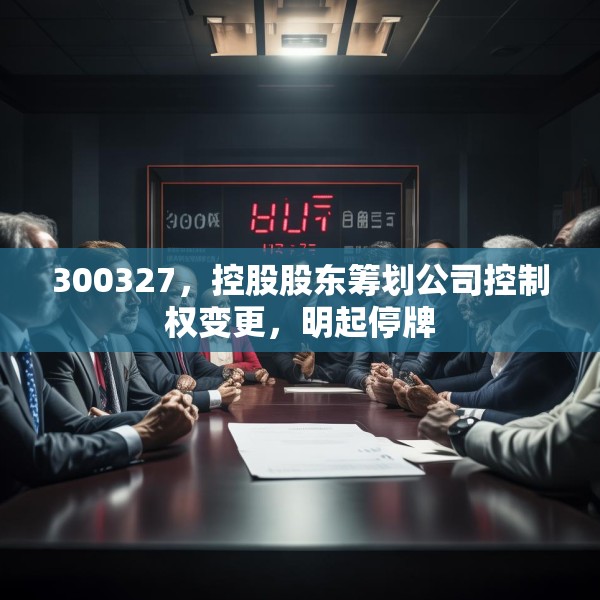 300327，控股股东筹划公司控制权变更，明起停牌