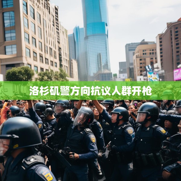 洛杉矶警方向抗议人群开枪