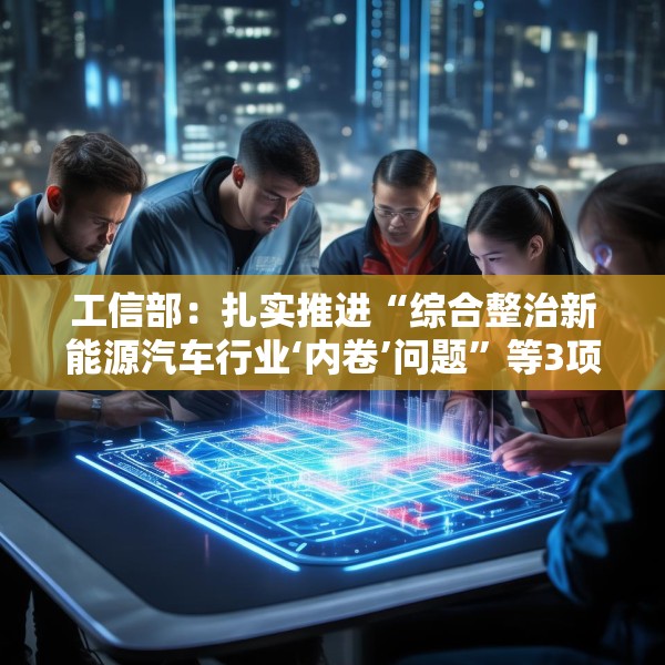 工信部：扎实推进“综合整治新能源汽车行业‘内卷’问题”等3项集中整治