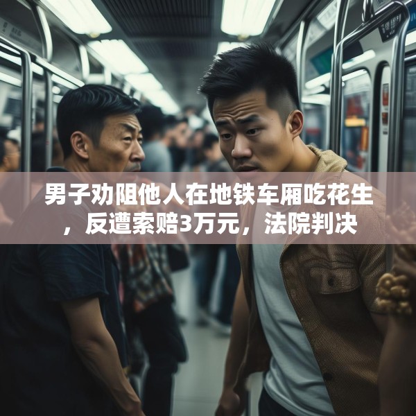 男子劝阻他人在地铁车厢吃花生，反遭索赔3万元，法院判决