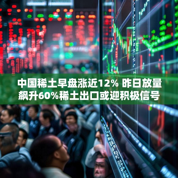 中国稀土早盘涨近12% 昨日放量飙升60%稀土出口或迎积极信号