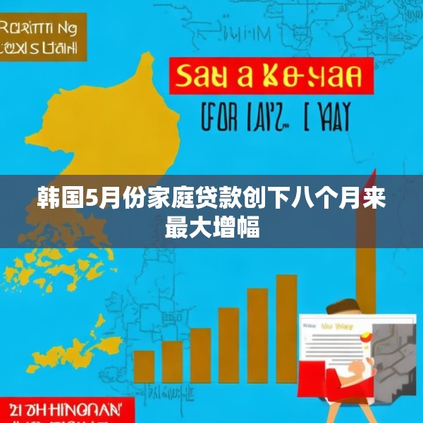 韩国5月份家庭贷款创下八个月来最大增幅