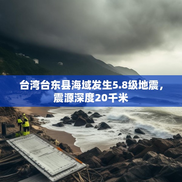 台湾台东县海域发生5.8级地震，震源深度20千米