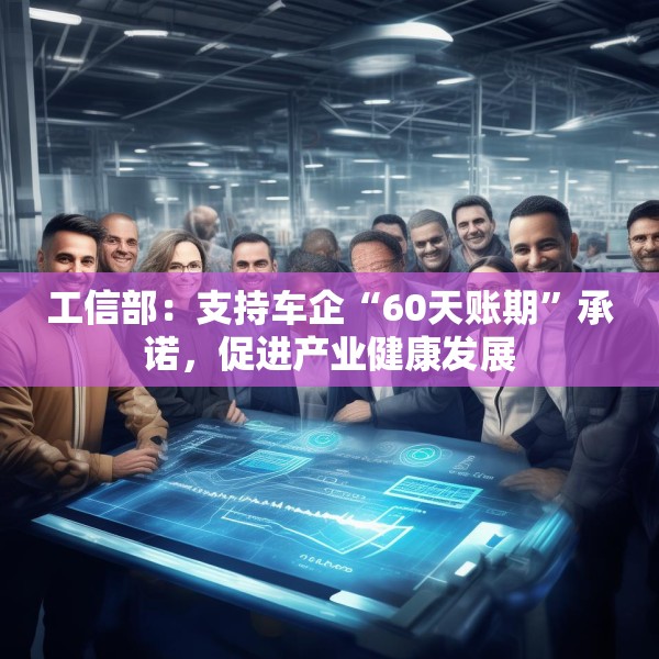 工信部：支持车企“60天账期”承诺，促进产业健康发展