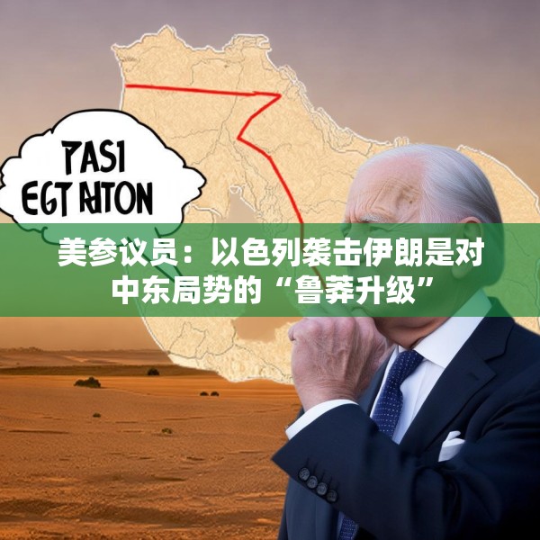 美参议员：以色列袭击伊朗是对中东局势的“鲁莽升级”