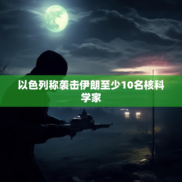 以色列称袭击伊朗至少10名核科学家