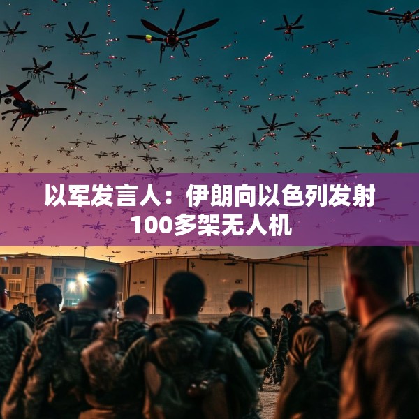 以军发言人：伊朗向以色列发射100多架无人机
