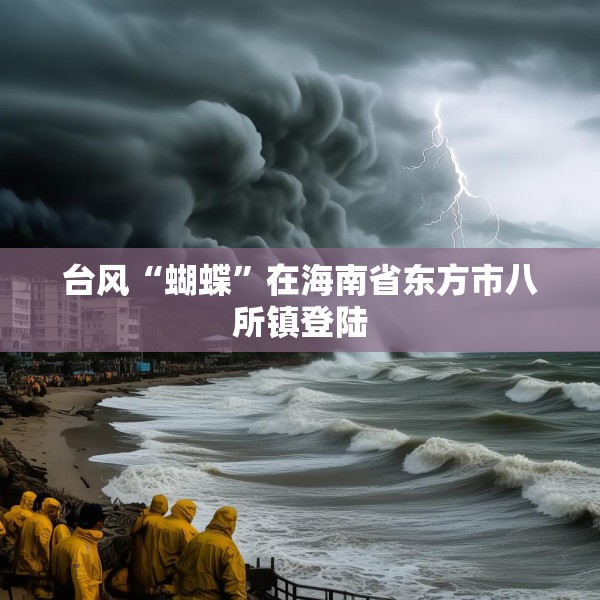 台风“蝴蝶”在海南省东方市八所镇登陆