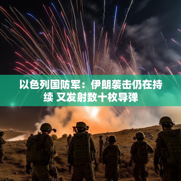 以色列国防军：伊朗袭击仍在持续 又发射数十枚导弹