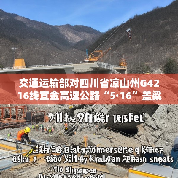 交通运输部对四川省凉山州G4216线宜金高速公路“5·16”盖梁模板支架垮塌事故挂牌督办