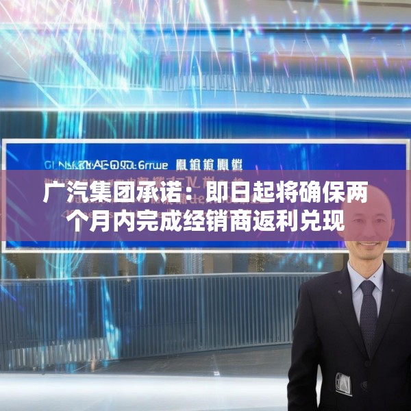 广汽集团承诺：即日起将确保两个月内完成经销商返利兑现