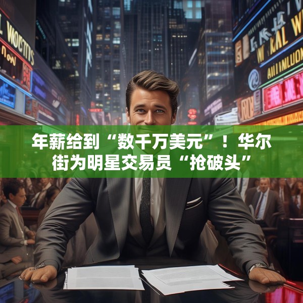 年薪给到“数千万美元”！华尔街为明星交易员“抢破头”