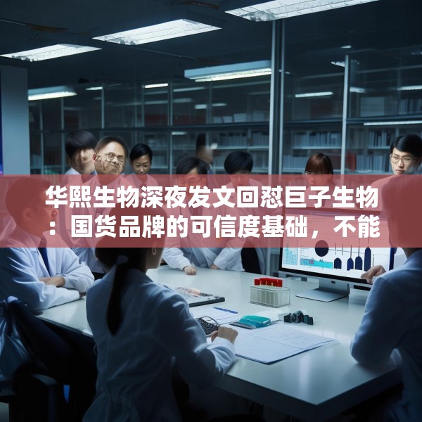 华熙生物深夜发文回怼巨子生物：国货品牌的可信度基础，不能建立在学术名称与概念滥用之上