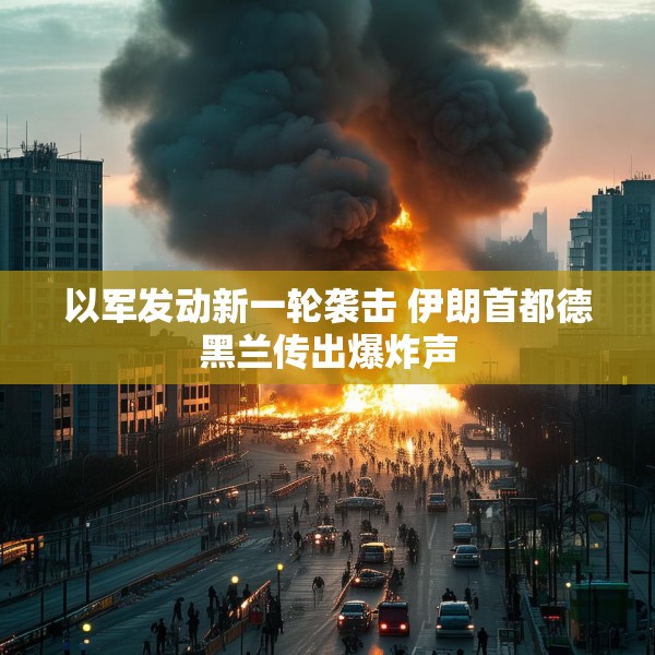 以军发动新一轮袭击 伊朗首都德黑兰传出爆炸声