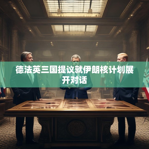 德法英三国提议就伊朗核计划展开对话
