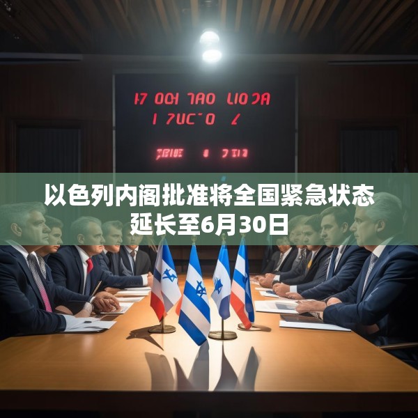 以色列内阁批准将全国紧急状态延长至6月30日