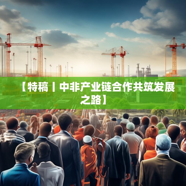 【特稿丨中非产业链合作共筑发展之路】