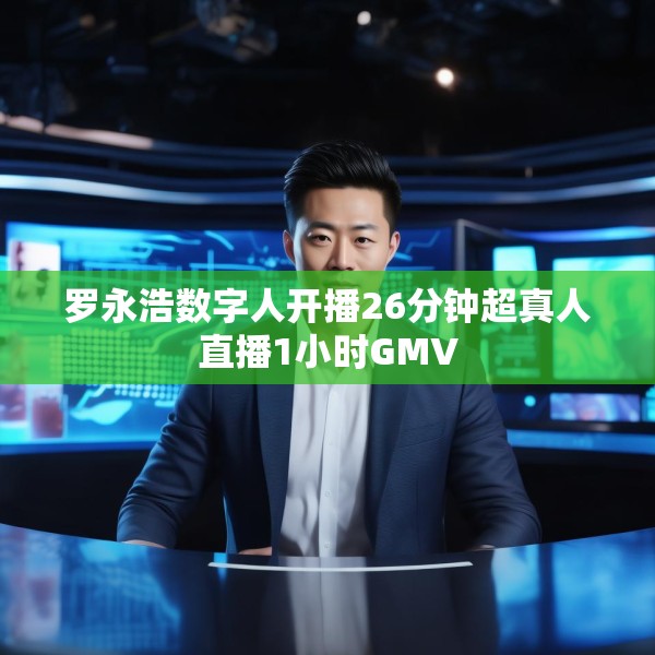 罗永浩数字人开播26分钟超真人直播1小时GMV
