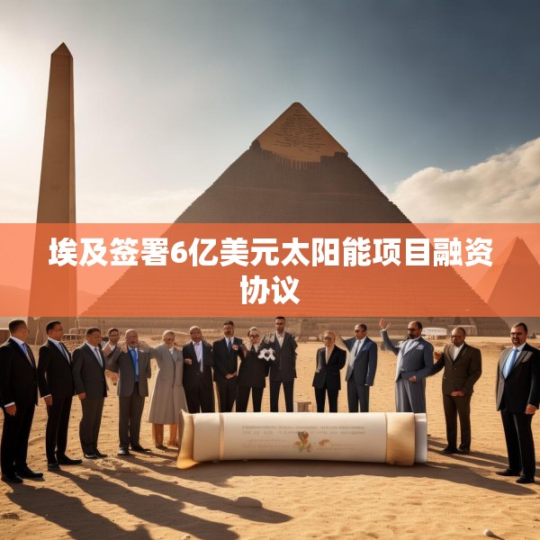埃及签署6亿美元太阳能项目融资协议