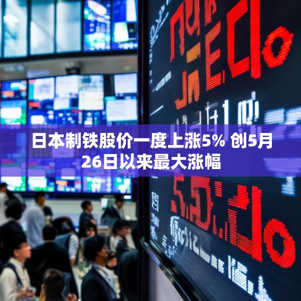 日本制铁股价一度上涨5% 创5月26日以来最大涨幅