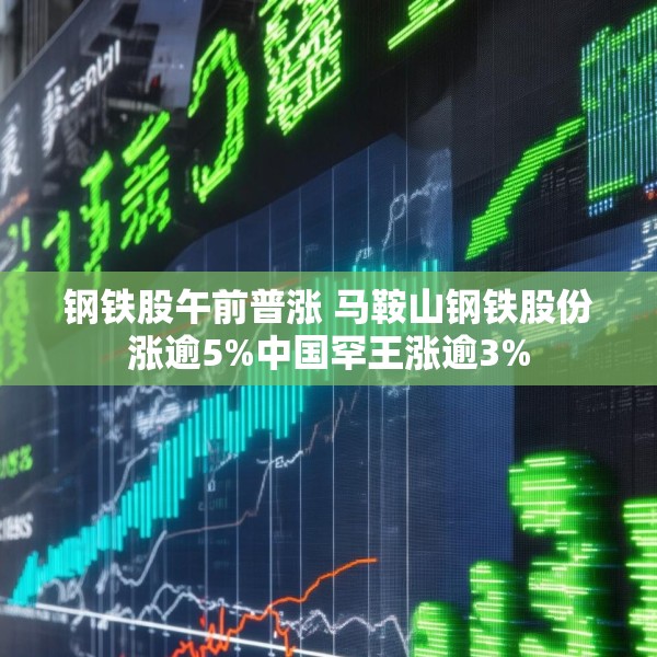 钢铁股午前普涨 马鞍山钢铁股份涨逾5%中国罕王涨逾3%