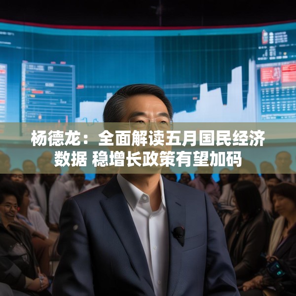 杨德龙：全面解读五月国民经济数据 稳增长政策有望加码